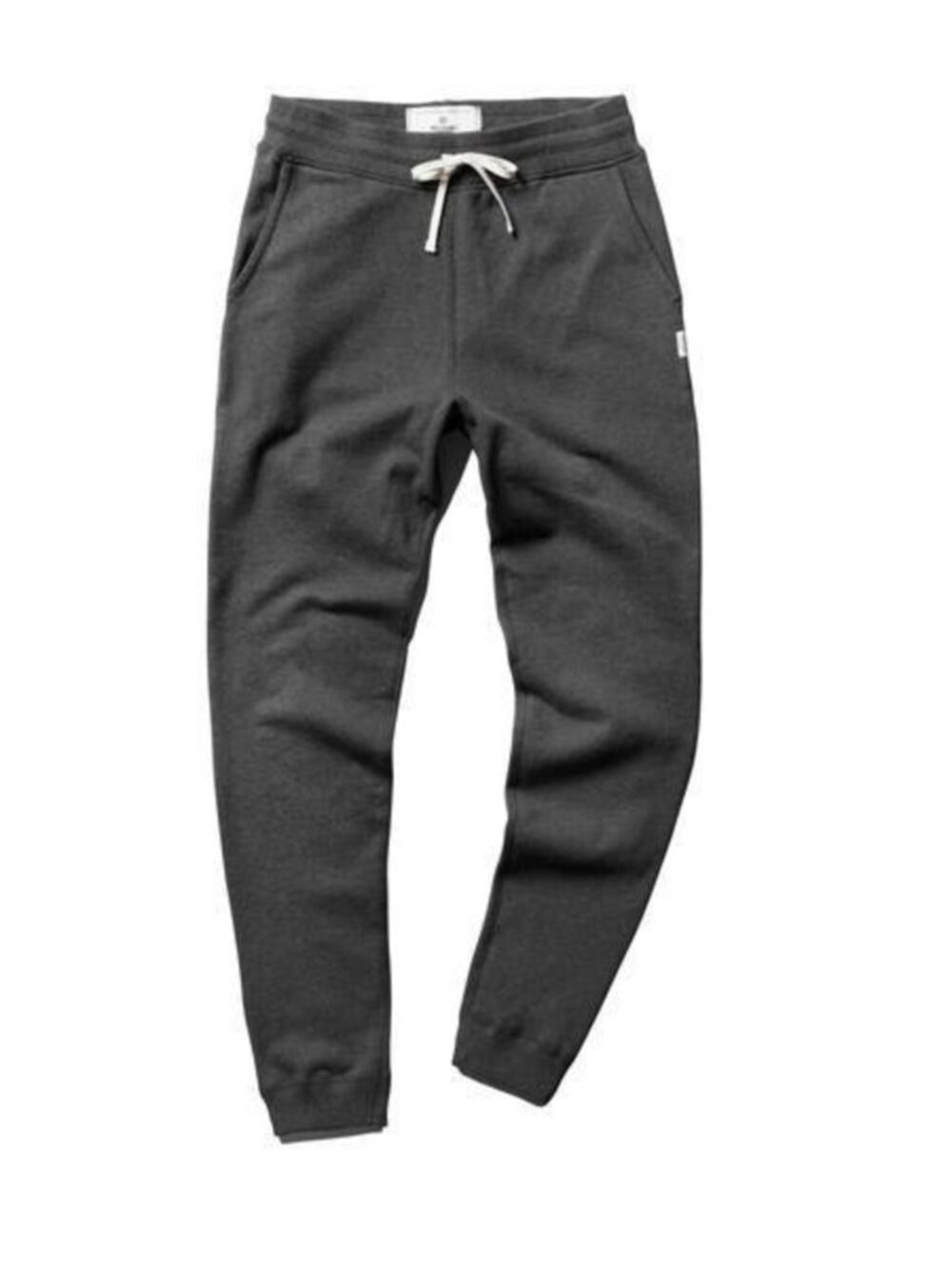 REIGNING CHAMP Dark Grey 100% Cotton Terry Slim Fit Jogger Sweatpants, Size XS